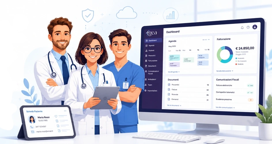 Team sanitario e dashboard IGEA